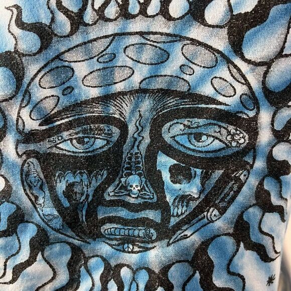 𝅺SUBLIME T-Shirt "Classic Sun" Blue Tie Dye - Picture 3 of 10